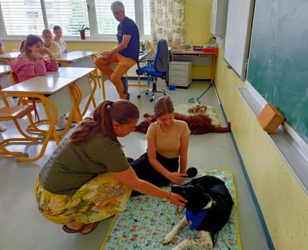 Čarobni dan s knjigo in kužki na Osnovni šoli Marije Vere (3)